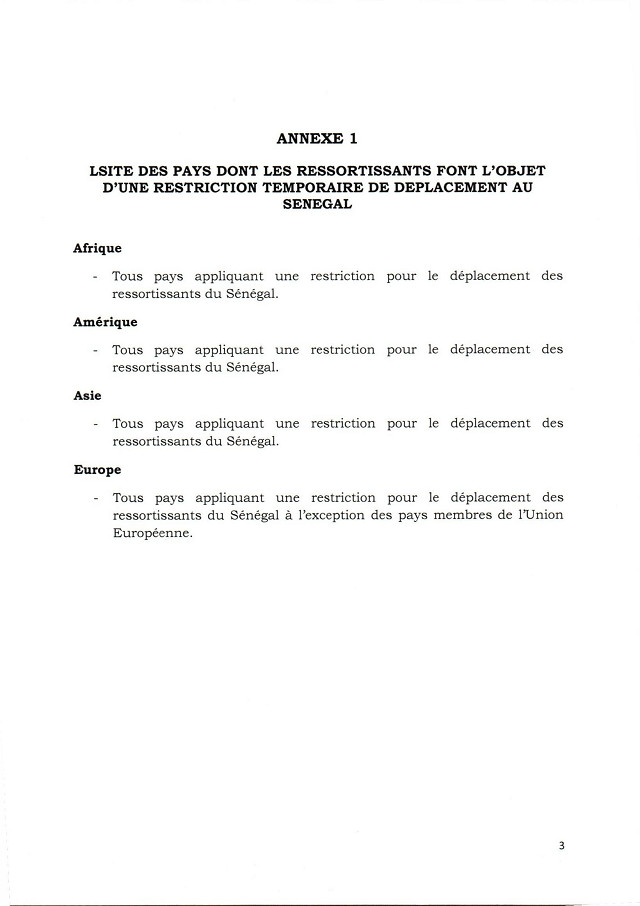 Ouverture de l’espace aérien sénégalais : le ministère de tutelle redéfinit les conditions, les concernés et non-concernés Ouverture de l’espace aérien sénégalais : le ministère de tutelle redéfinit les conditions, les concernés et non-concernés