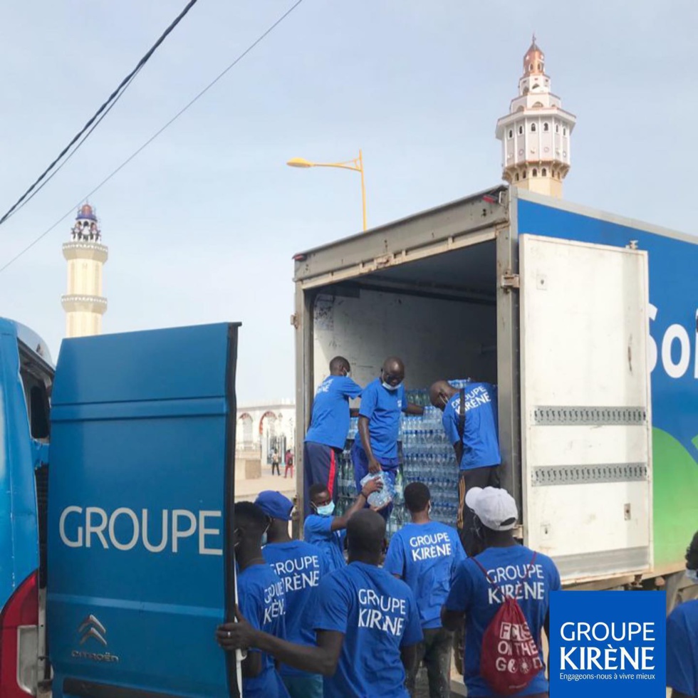 Touba: Le Groupe Kirène distribue plus de 220000 bouteilles d’eau aux familles religieuses , aux dahiras, à la population et à toutes les structures administratives