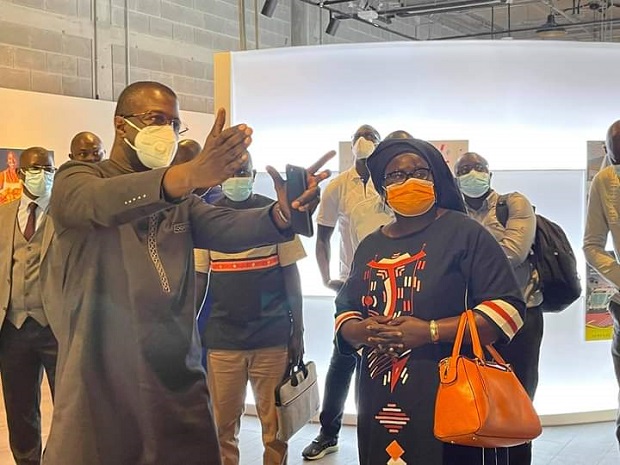 Expo Universelle de Dubaï 2020 : Mme Diatta , le Ministre du Commerce et des PME en visite préparatoire au pavillon Sénégal. Expo Universelle de Dubaï 2020 : Mme Diatta , le Ministre du Commerce et des PME en visite préparatoire au pavillon Sénégal.