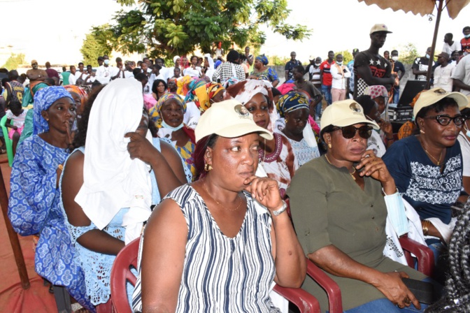 Sangalkam. Ousseynou Diallo rejoint le ministre Oumar Gueye pour une victoire de Bby au soir du 23 janvier 2022.