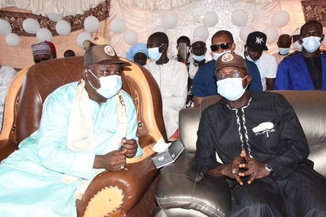 Sangalkam. Ousseynou Diallo rejoint le ministre Oumar Gueye pour une victoire de Bby au soir du 23 janvier 2022.
