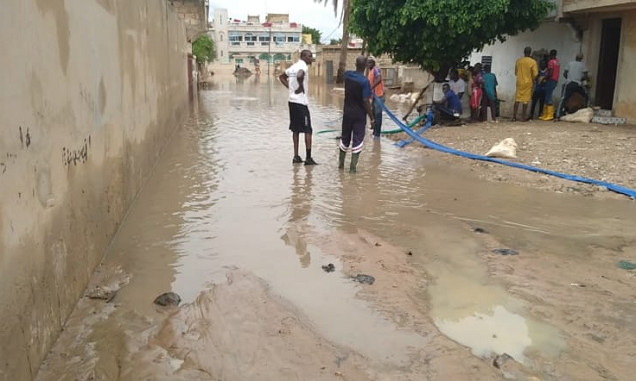 Veille de Magal 2021 à Touba: La forte pluie enregistrée hier crée des inondations