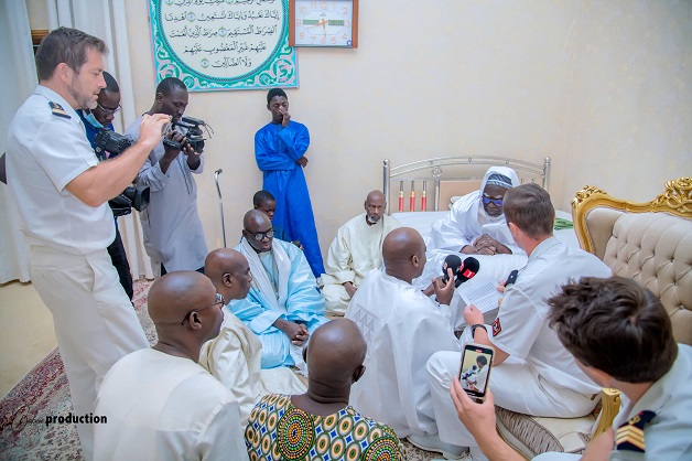 En visite à Touba pour le Grand Magal: La délégation de la Marine française reçue par Serigne Mountakha, Khalife général des Mourides