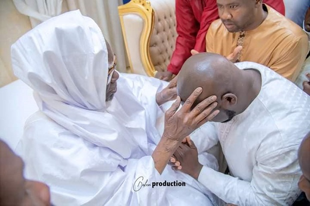 Magal 2021: Le promoteur Abdoul Aziz Ndiaye reçu par Serigne Mountakha Mbacké
