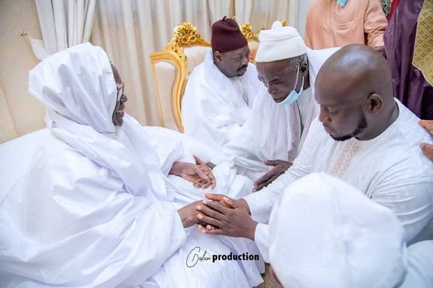 Magal 2021: Le promoteur Abdoul Aziz Ndiaye reçu par Serigne Mountakha Mbacké