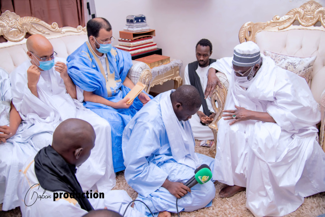 Magal de Touba: En images, la délégation du Président mauritanien reçue par le Khalife général des Mourides