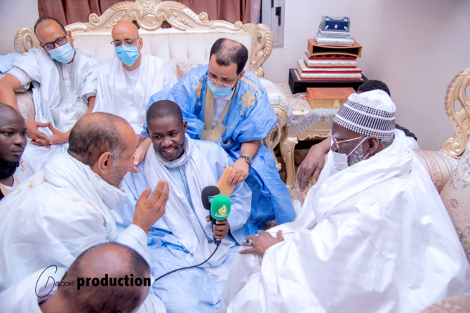 Magal de Touba: En images, la délégation du Président mauritanien reçue par le Khalife général des Mourides