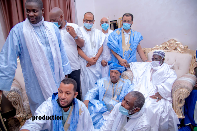 Magal de Touba: En images, la délégation du Président mauritanien reçue par le Khalife général des Mourides