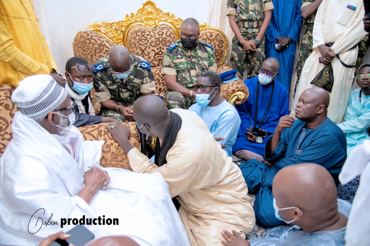 Photos / Magal Touba 2021: Visite de la délégation du Général Moussa Fall auprès du Khalife général Serigne Mountakha
