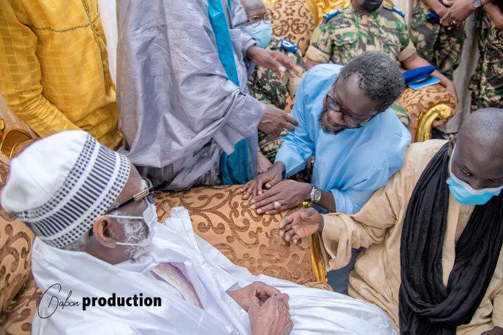 Photos / Magal Touba 2021: Visite de la délégation du Général Moussa Fall auprès du Khalife général Serigne Mountakha