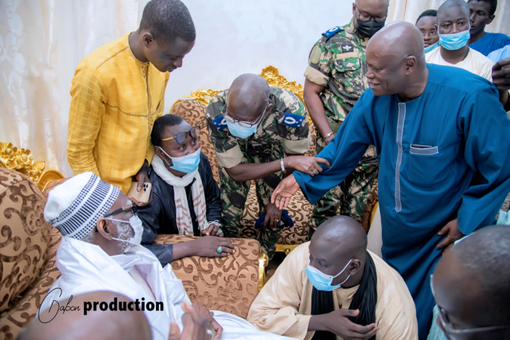 Photos / Magal Touba 2021: Visite de la délégation du Général Moussa Fall auprès du Khalife général Serigne Mountakha