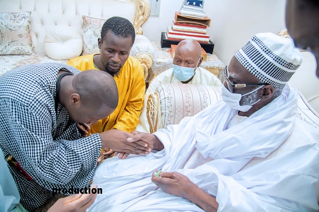 Magal de Touba 2021: La Dahira Mafàtihoul Bichri de la Diaspora reçue par Serigne Mountakha