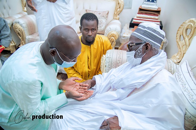 Magal de Touba 2021: La Dahira Mafàtihoul Bichri de la Diaspora reçue par Serigne Mountakha