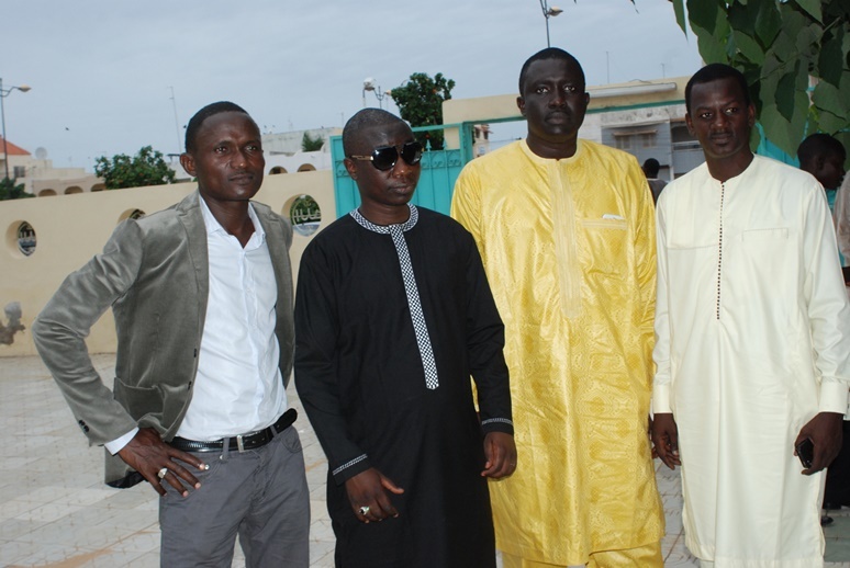 Daouda Thiam, Pape Ngagne Ndiaye, Bara et Alioune Diop au mariage de Dame Dieng