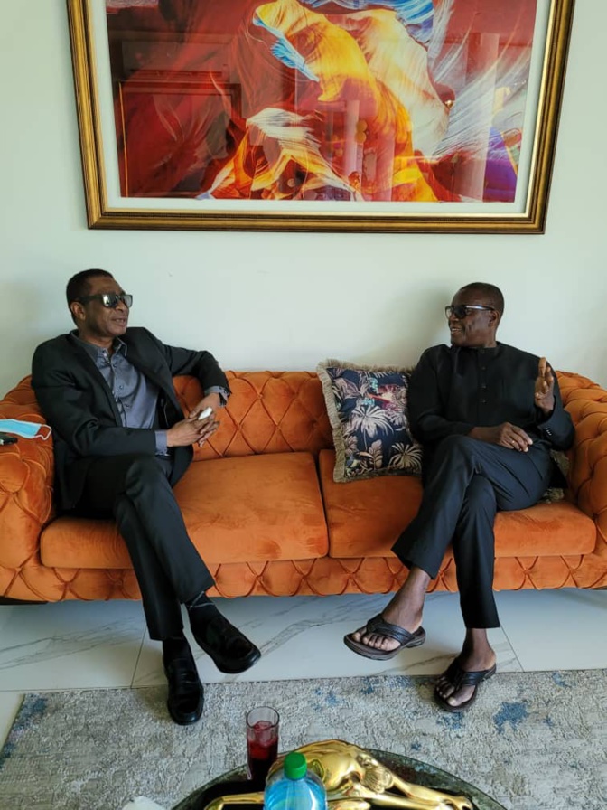 Condoléances: Youssou Ndour chez son ami de longue date, Pierre Goudiaby Atepa