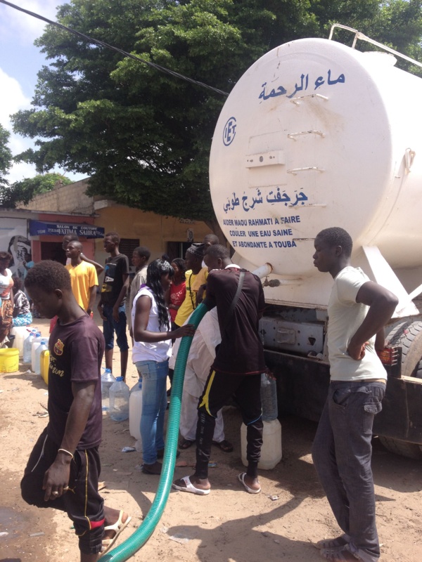 [Photos] Pénurie d’eau dans la capitale: Touba au secours de Dakar