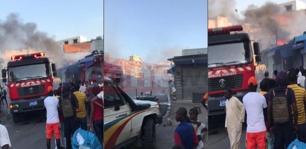 Incendie au centre-ville: Un magasin de vente de matériels informatiques a pris feu