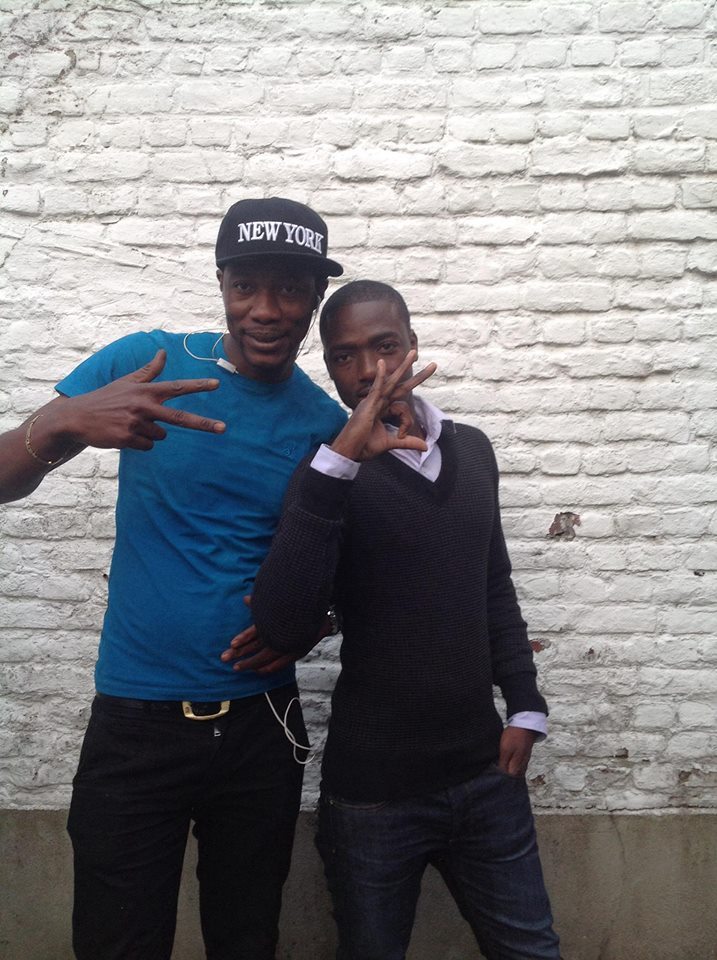 Tange Tandian et le fils de You, Birane Ndour, à Bruxelles