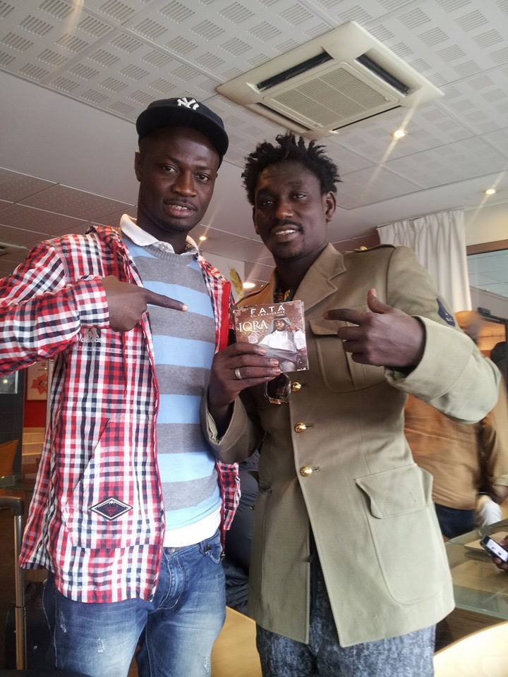 Le rappeur Fata avec Pape Ndiaye Thiopet à Paris Le rappeur Fata avec Pape Ndiaye Thiopet à Paris