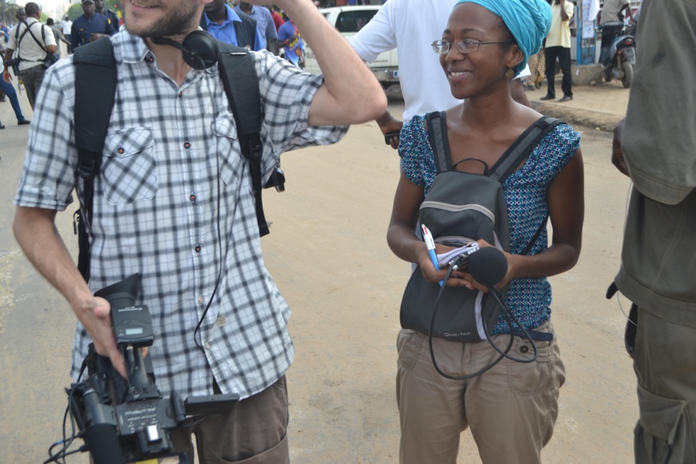 La très belle Bineta Diagne, correspondante de Rfi à Dakar 