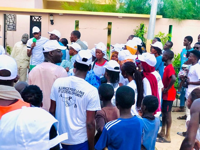Pour la Paix et la Stabilité dans le pays : Après Dakar L'APD marche  à Darou Mouhty Pour la Paix et la Stabilité dans le pays : Après Dakar L'APD marche  à Darou Mouhty