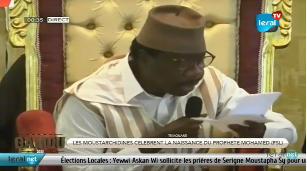 Serigne Moustapha Sy en Direct