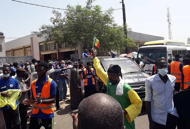 Joseph Koto, ancien international et coach du Sénégal repose à Saint Lazard: des images de la Levée du corps