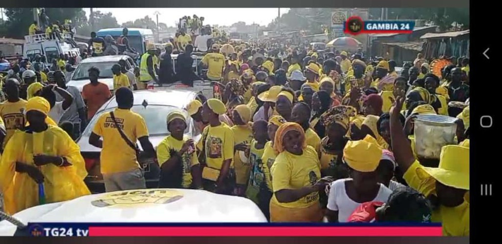 Campagne électorale en Gambie: Ousainou Darboe, candidat de l’UDP, draîne des foules