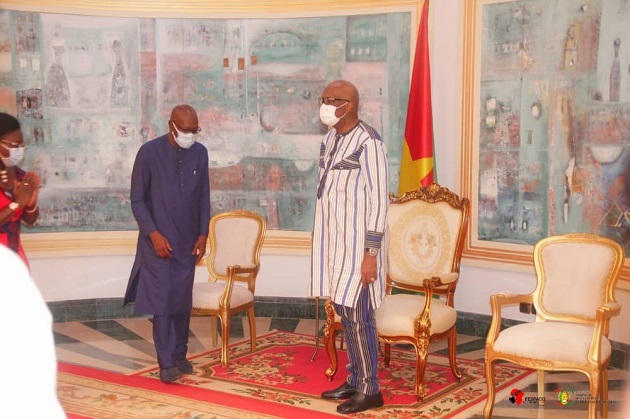 Fespaco 27: Abdoulaye Diop et d’autres ministres de la Culture, reçus par le Président Marc Christian Roch Kaboré