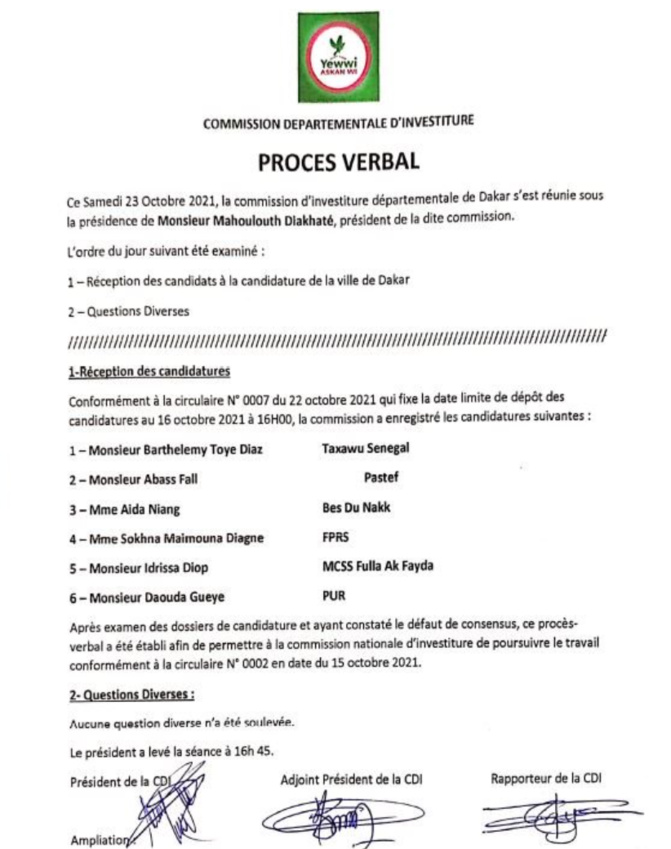YAW à Dakar: L'ombre de Sokham Wardini a plané, pas de consensus chez les candidats YAW à Dakar: L'ombre de Sokham Wardini a plané, pas de consensus chez les candidats