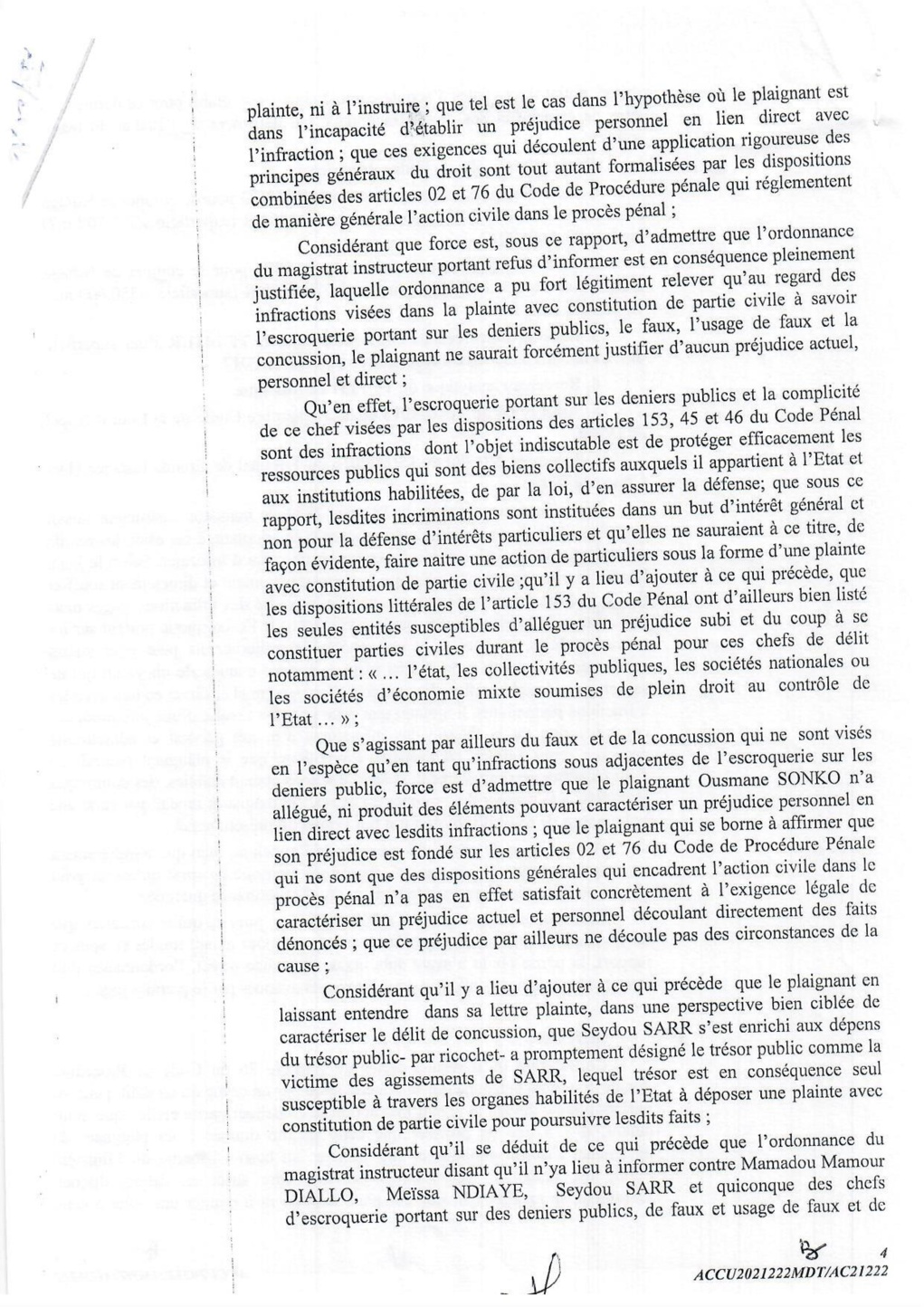 Ousmane Sonko perd la bataille des 94 milliards FCfa (Documents)