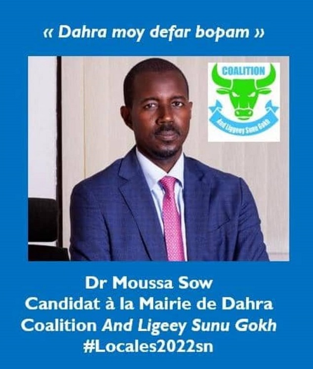 Candidat à la Mairie de Dahra Djolof :  Moussa Sow rend Grâce à DIEU et remercie ses soutiens