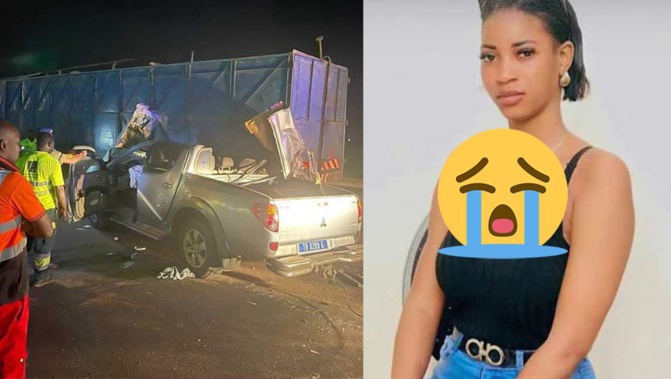 En partance pour prendre son vol: Voici Adama, la jeune fille morte dans la collision avec le camion (Photo)