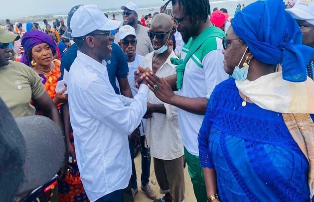 Quais de pêche de Yoff : Abdoulaye Diouf Sarr, candidat de la coalition BBY à la ville de Dakar en visite de précampagne