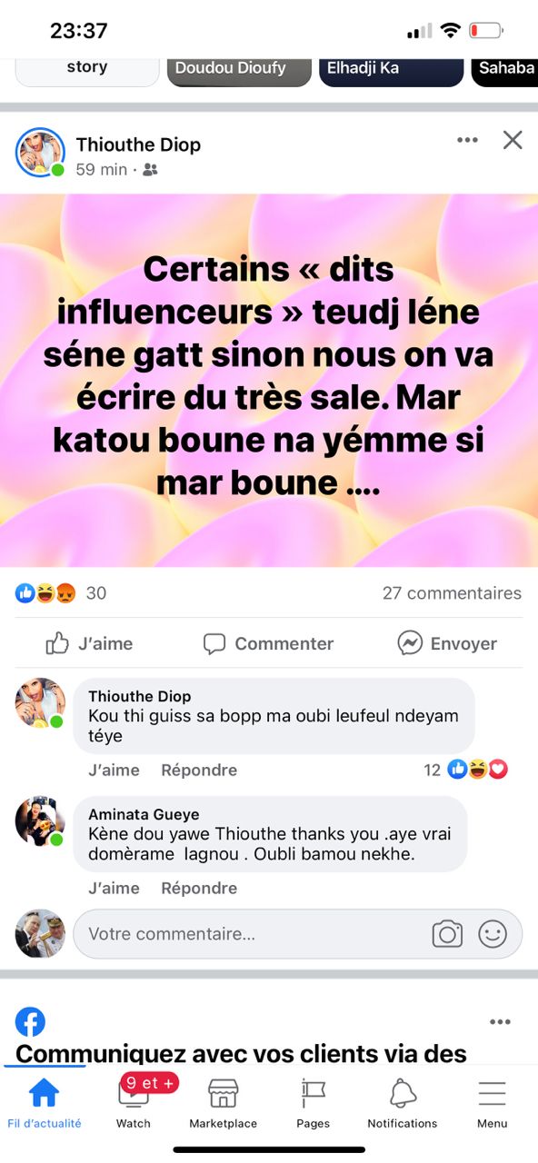 En perte de vitesse: Prési Cissé défend Aminata Badiane, l'organisatrice du concours " Miss Sénégal " En perte de vitesse: Prési Cissé défend Aminata Badiane, l'organisatrice du concours " Miss Sénégal "