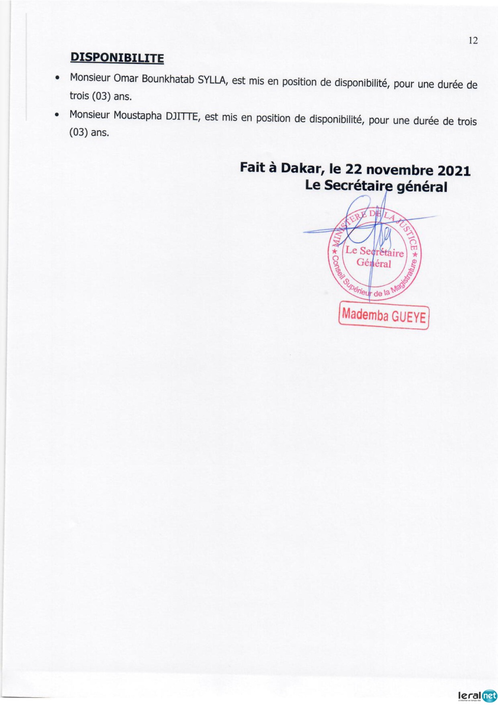 Nomination des juges et Conseil supérieur de la Magistrature