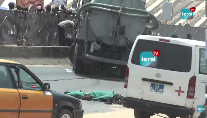 Fass Mbao: Une femme en grossesse et le conducteur de scooter, écrasés par un camion...