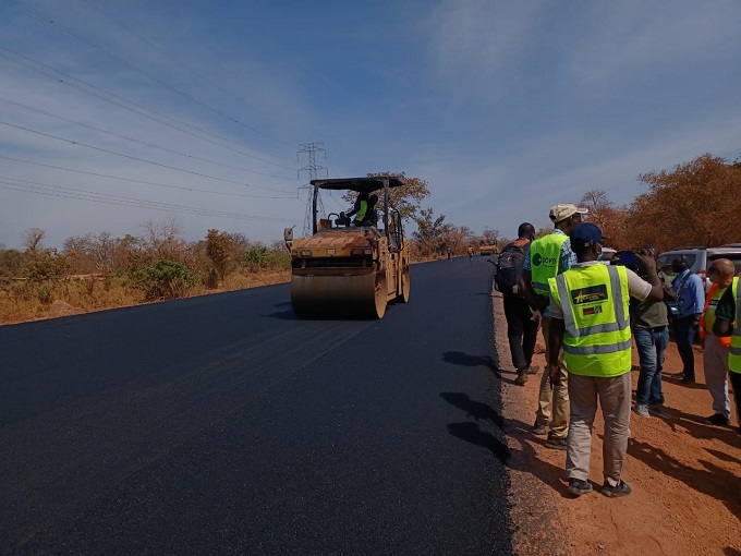 Réhabilitation de la route Tambacounda - Goudiry - Kidira - Bakel et travaux connexes: Le gouverneur de Tambacounda en visite de chantier