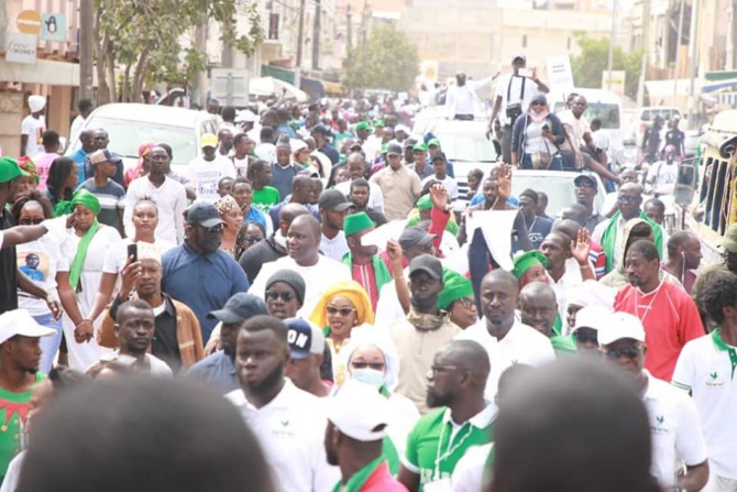Yewwi Askan Wi en pré-campagne: Les leaders de la coalition mobilisent à Guédiawaye