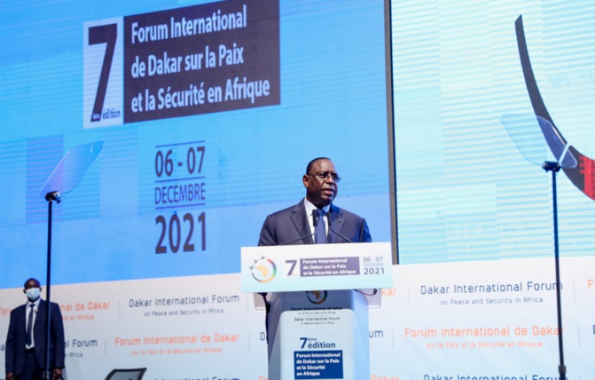 L'intégralité du discours de Macky Sall à l'ouverture du  7e  forum de Dakar sur la paix et la sécurité