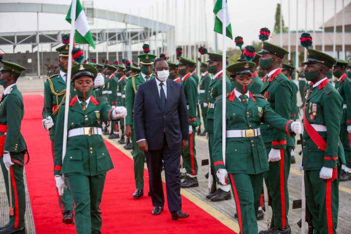 Sommet ordinaire de la CEDEAO: Arrivée du Chef de l'Etat Macky Sall à Abuja, au Nigeria