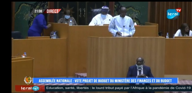 Assemblée nationale: Le budget du Ministère des Finances et du Budget arrêté à plus 334 milliards FCfa 