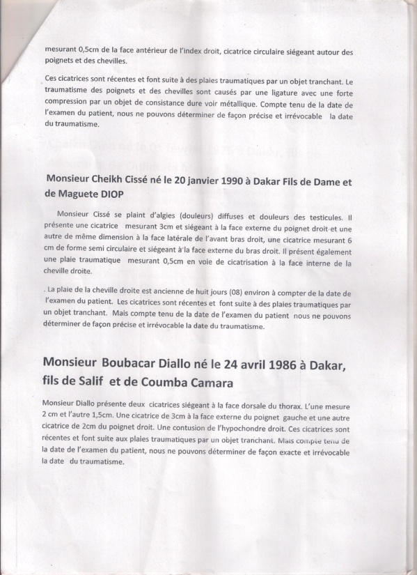 Tortures contre les présumés meutriers de Fodé Ndiaye: Voici le rapport qui accable la Police et l'Administration pénitentiaire !