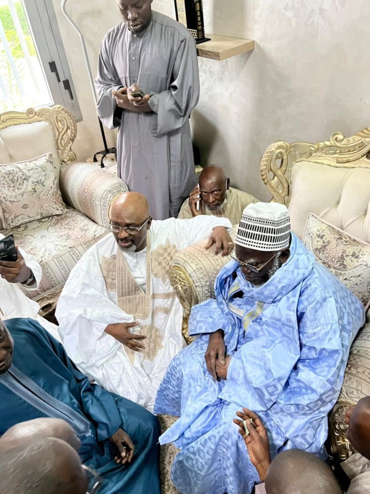 En visite à Touba: Cheikh Ameth Tidiane Bâ, candidat à la Mairie de la Médina, béni par Serigne Mountakha