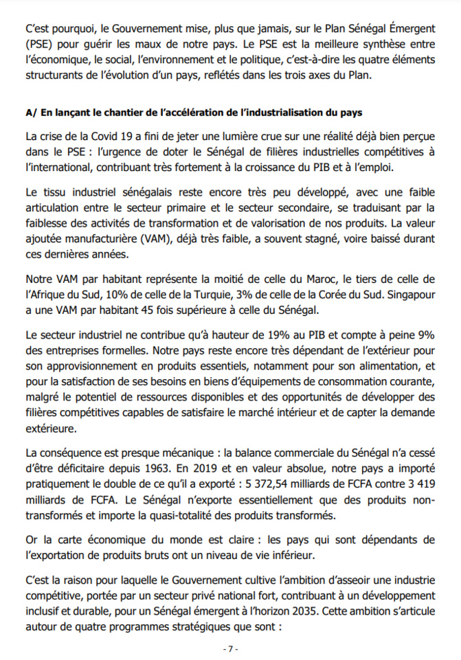 Projet de loi de Finances 2022: Comment le Fonds Force Covid et certains secteurs ont atteint leurs objectifs (Document) Projet de loi de Finances 2022: Comment le Fonds Force Covid et certains secteurs ont atteint leurs objectifs (Document)