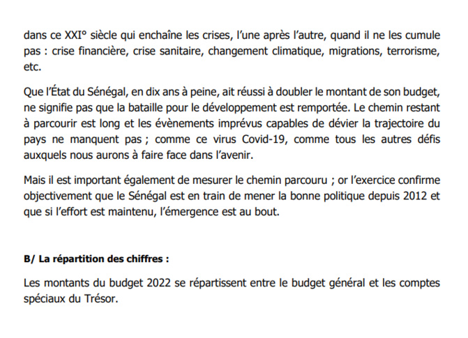 L'économie du projet de loi de Finances 2022: Ce que prévoit de réaliser la Douane sénégalaise (Document) L'économie du projet de loi de Finances 2022: Ce que prévoit de réaliser la Douane sénégalaise (Document)