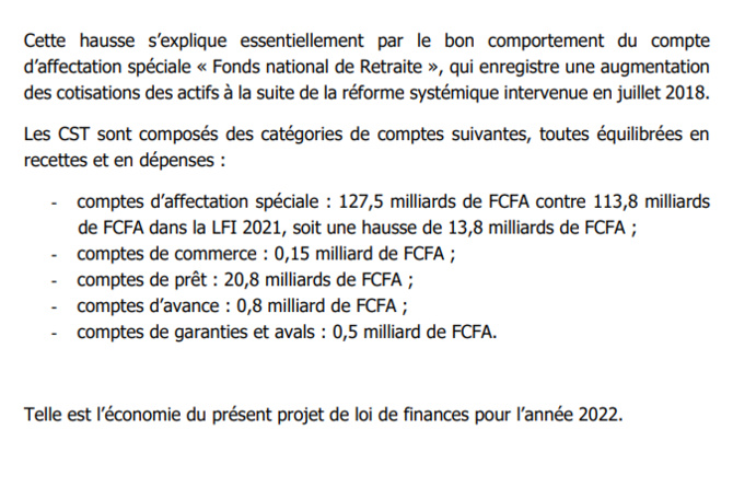 L'économie du projet de Loi de Finances 2022: Ce que prévoit de réaliser la Douane sénégalaise (Document)