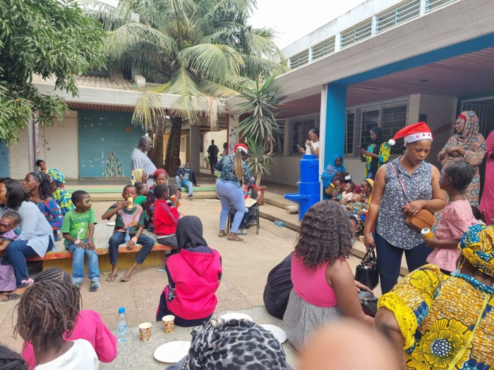 En images le personnel et leurs familles et les enfants hospitalisés en fête (Albert Royer)