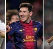 C’est officiel: Voici les trois finalistes du Ballon d’Or 2013, choisi par…