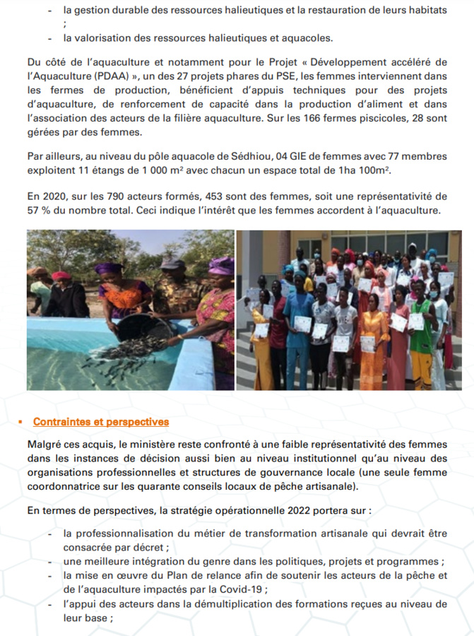 Budgétisation sensible au Genre: Comment l'intégration du Genre dans la planification opérationnelle des Ministères a été faite (Document)